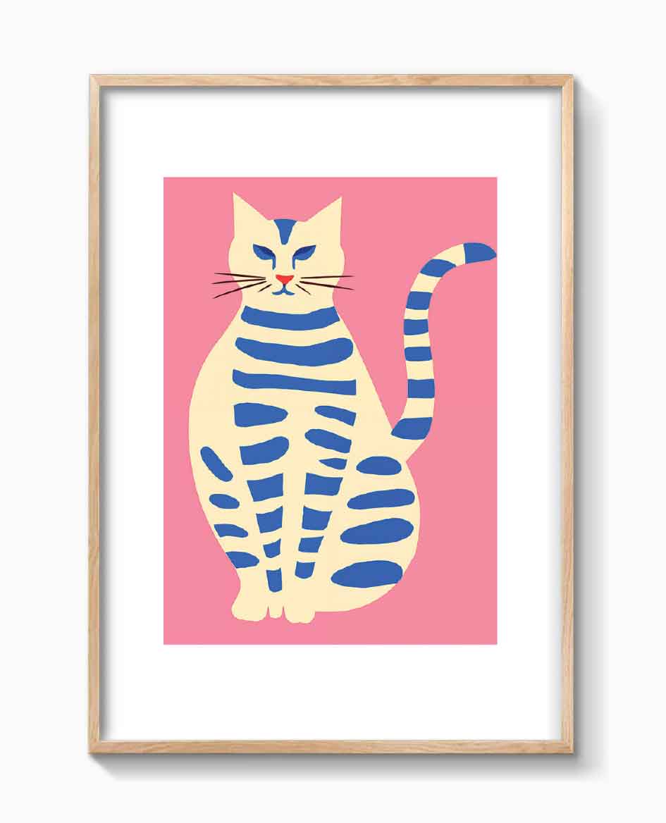 ANGRY BLUE CAT