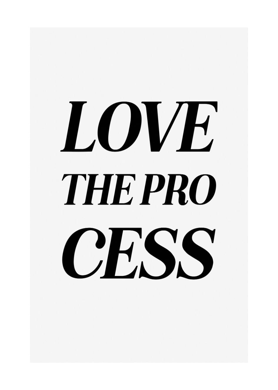 Cuadro-LOVE THE PROCESS-Studio Malek