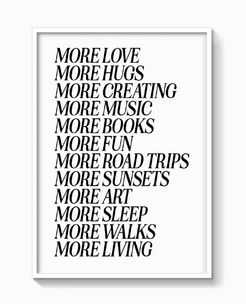 MORE
