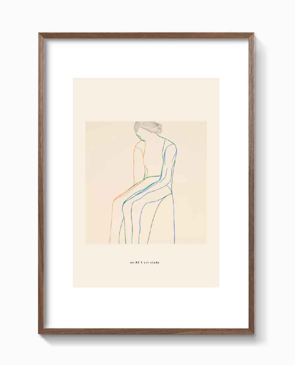 SAD BEIGE WOMAN