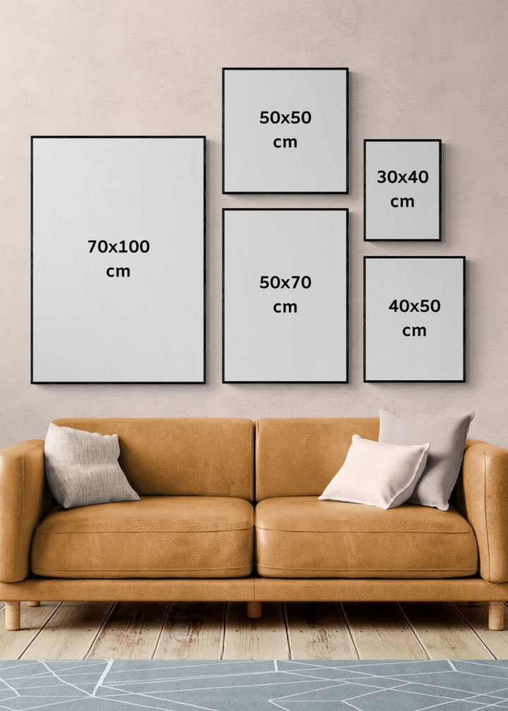 MARCO DE CUADRO ROBLE 50x50 cm